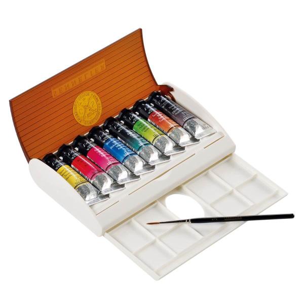 Tinta Aquarela Sennelier L'Aquarelle Extra Fine 08 Cores Imagem de Tinta Aquarela Sennelier L'Aquarelle Extra Fine 08 Cores
