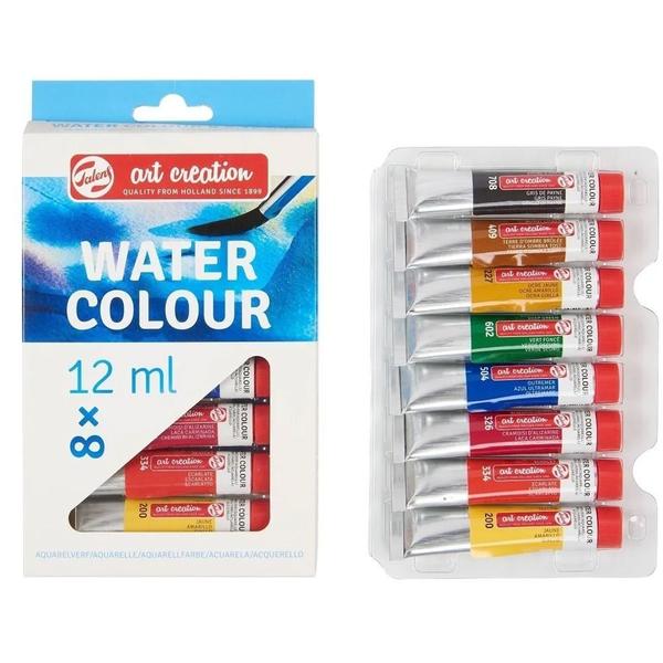 Imagem de Tinta Aquarela Talens Art Creation C/8 Cores Royal 9022008M