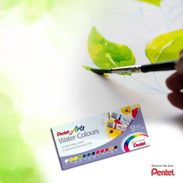 Tinta Aquarela Water Colours 5ml Pentel Imagem de Tinta Aquarela Water Colours 5ml Pentel
