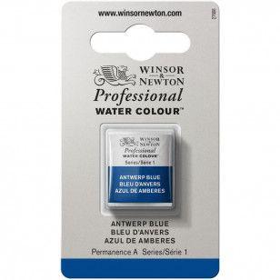 Imagem de Tinta Aquarela Winsor & Newton Profissional Pastilha S1 010 Antwerp Blue