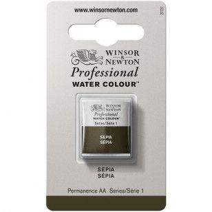 Imagem de Tinta Aquarela Winsor & Newton Profissional Pastilha S1 609 Sepia