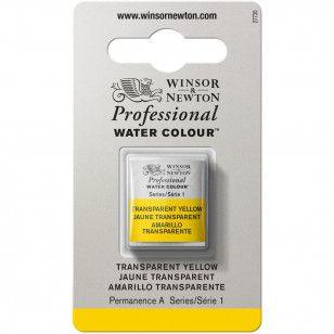 Imagem de Tinta Aquarela Winsor & Newton Profissional Pastilha S1 653 Transparent Yellow