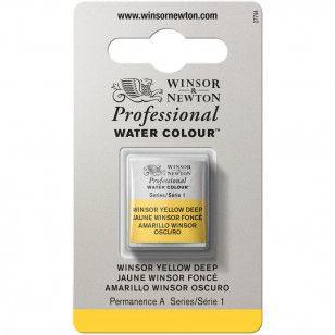 Tinta Aquarela Winsor & Newton Profissional Pastilha S1 731 Winsor Yellow Deep - WINSOR NEWTON Imagem de Tinta Aquarela Winsor & Newton Profissional Pastilha S1 731 Winsor Yellow Deep