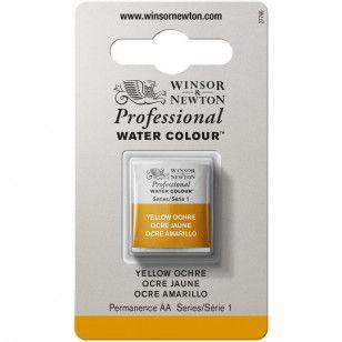 Tinta Aquarela Winsor & Newton Profissional Pastilha S1 744 Yellow Ochre - WINSOR NEWTON Imagem de Tinta Aquarela Winsor & Newton Profissional Pastilha S1 744 Yellow Ochre