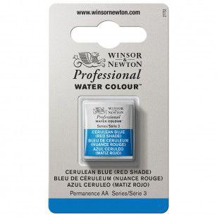 Imagem de Tinta Aquarela Winsor & Newton Profissional Pastilha S3 140 Cerulean Blue Red