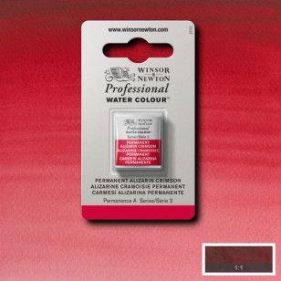 Imagem de Tinta Aquarela Winsor & Newton Profissional Pastilha S3 466 Permanent Alizarin Crimson