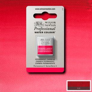 Imagem de Tinta Aquarela Winsor & Newton Profissional Pastilha S3 479 Permanent Carmine