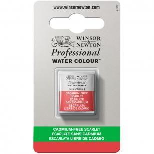 Imagem de Tinta Aquarela Winsor & Newton Profissional Pastilha S4 903 Cadmium-Free Scarlet