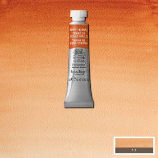 Imagem de Tinta Aquarela Winsor & Newton Profissional Tubo 5ml S1 074 Burnt Sienna