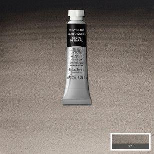 Imagem de Tinta Aquarela Winsor & Newton Profissional Tubo 5ml S1 331 Ivory Black