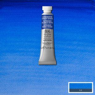 Imagem de Tinta Aquarela Winsor & Newton Profissional Tubo 5ml S2 667 Ultramarine (Green Shade)