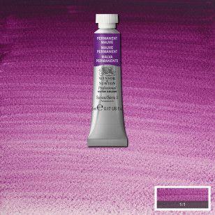 Imagem de Tinta Aquarela Winsor & Newton Profissional Tubo 5ml S3 491 Permanent Mauve