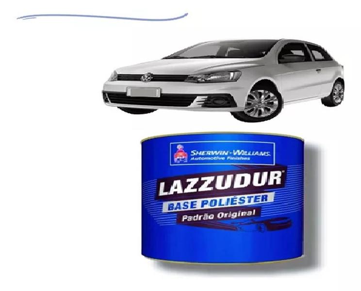 Imagem de Tinta automotiva poliester prata 900ml Lazzuril