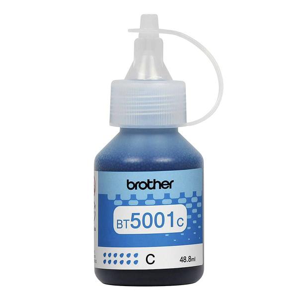 Imagem de Tinta Brother BT-5001C BT5001C Original Ciano para InkTank HL-T4000DW DCP-T220 DCP-T420W DCP-T720DW Refil 48,8ml