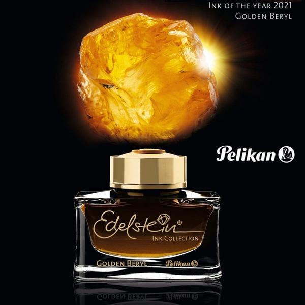 Imagem de Tinta Caneta Tinteiro Edelstein Pelikan Golden Beryl