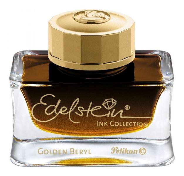 Imagem de Tinta Caneta Tinteiro Pelikan Edelstein 50ml Golden Beryl