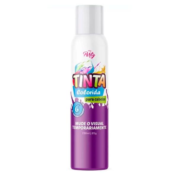 Imagem de Tinta Colorida Temporária para Cabelos My Party Branco 150ml