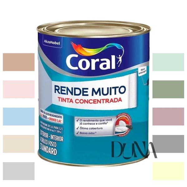 Imagem de Tinta Coral Rende Muito Paredes e Tetos 800ml