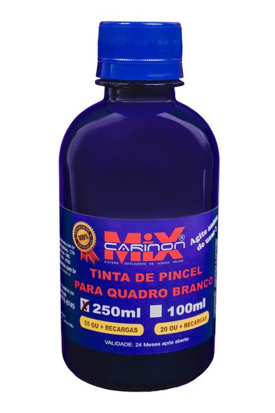 Imagem de Tinta de Pincel Marcador Para Quadro Branco 1 De 250ml+ De 55 Recargas