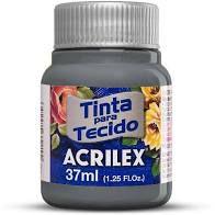 Imagem de Tinta de tecido Acrilex cinza 933 37ml