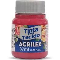 Imagem de Tinta de tecido Acrilex vermelho carmim 509 37ml