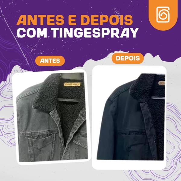 Imagem de Tinta de Tecidos Roupas Estofados Carpetes - Tingespray Spray 120Ml