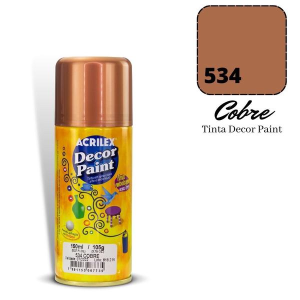 Imagem de Tinta Decor Paint Acrilex 150ml 534 Cobre