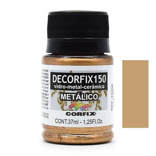 Imagem de Tinta Decorfix 150 Metálico 37ml - Metal, Vidro e Cerâmica