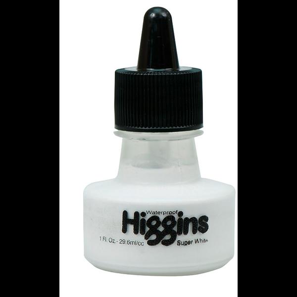 Tinta Desenho Higgins 29,6ml Super White Ink - CHARTPAK Imagem de Tinta Desenho Higgins 29,6ml Super White Ink