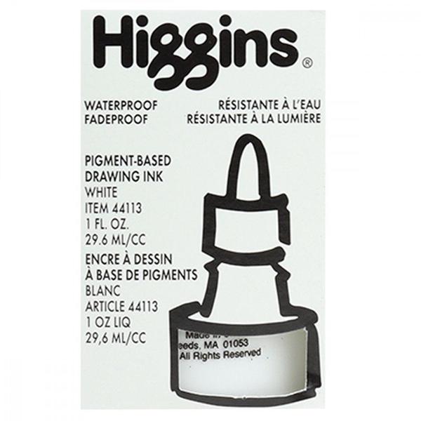 Imagem de Tinta Desenho Higgins 29,6ml White - CHARTPAK