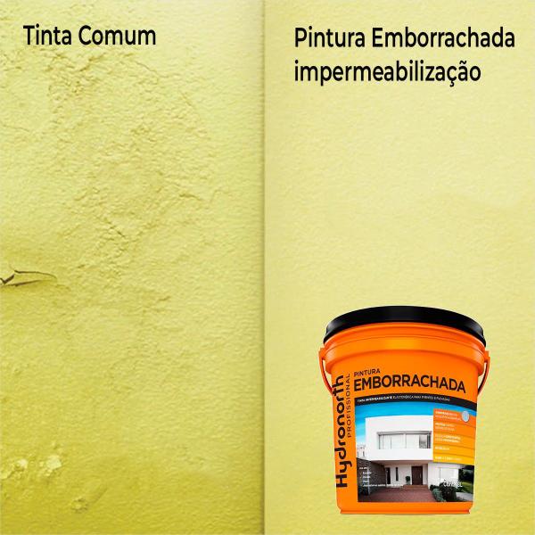 Imagem de Tinta Emborrachada P/ Exterior 3,6l Hydronoth - Branco