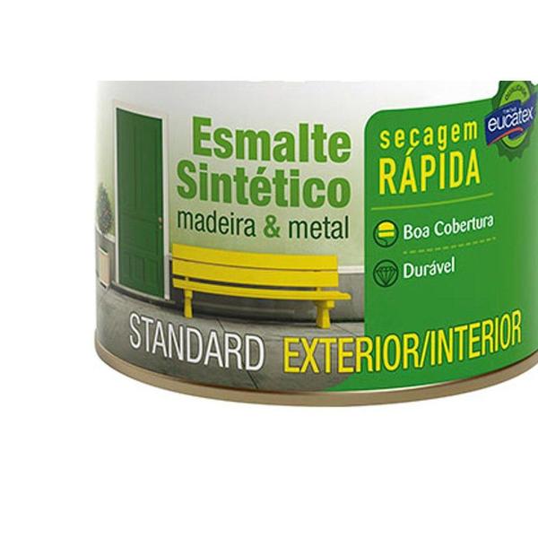 Imagem de Tinta Esmalte. 1/4 (900ml) Sintetico Eucalar Br Gelo