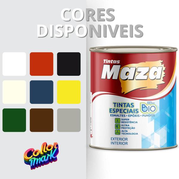 Imagem de Tinta Esmalte A Base de água Brilhante 900ML Todas as Cores Disponíveis Pintura Externa e Interna