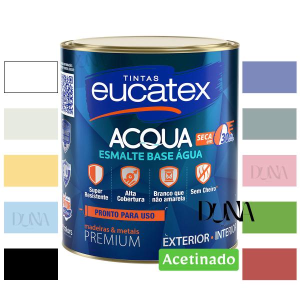 Imagem de Tinta Esmalte Acetinado Metal, Madeira, PVC Eucatex 800ml