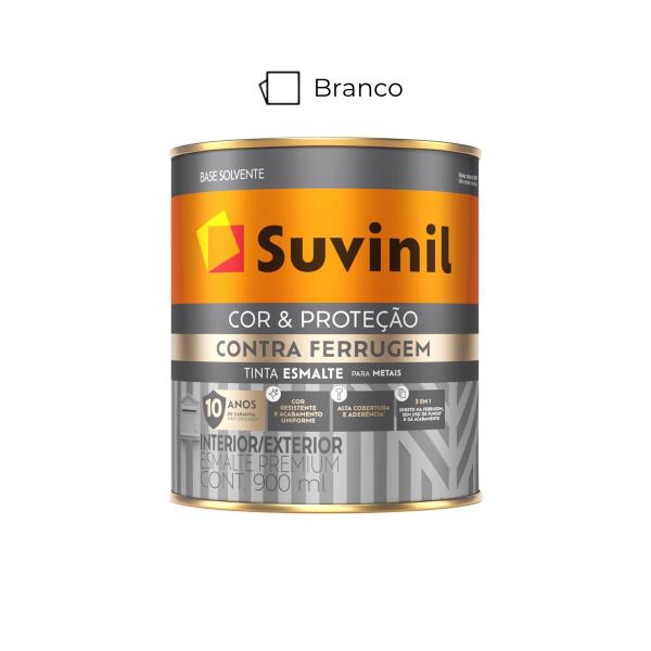 Imagem de Tinta Esmalte Contra Ferrugem Branco 0,9L Suvinil