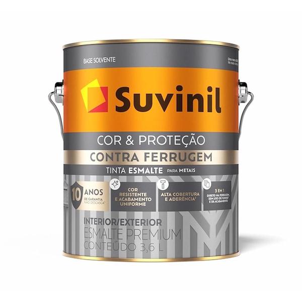 Imagem de Tinta Esmalte Contra Ferrugem Branco Brilhante 3.6L - Suvinil