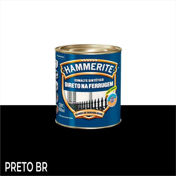 Imagem de Tinta Esmalte Hammerite Direto Na Ferrugem 800 Ml - Metais  ferro