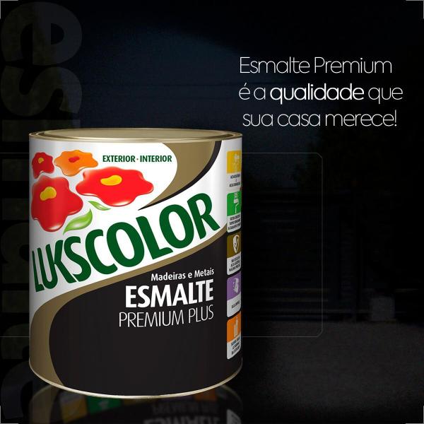 Imagem de Tinta esmalte lukscolor alto brilho 900ml azul mar