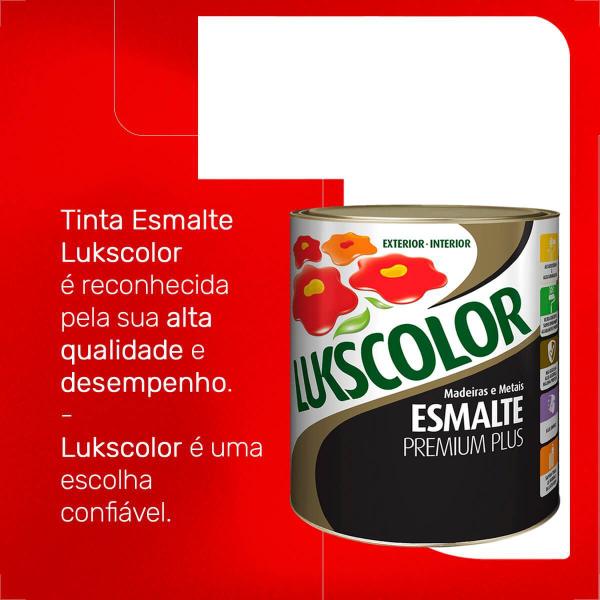 Imagem de Tinta esmalte lukscolor alto brilho 900ml camurca claro