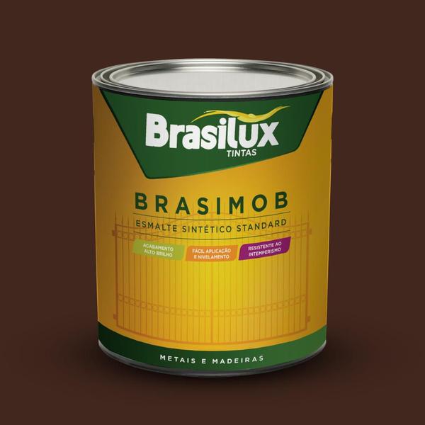 Imagem de Tinta Esmalte Sint. Brasimob 3,6l Metais Madeiras Escolha as Cores