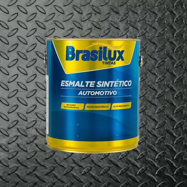 Imagem de Tinta Esmalte Sintético Automotivo Preto 3,6L Brasilux