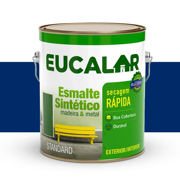 Imagem de Tinta Esmalte Sintético Eucalar Azul Del Rey 3,6l Eucatex