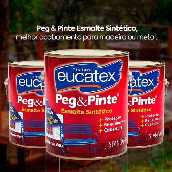 Imagem de Tinta esmalte sintetico eucatex 3600ml amarelo brilhante peg pinte