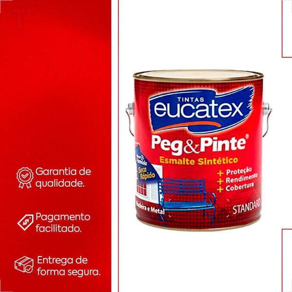 Imagem de Tinta esmalte sintetico eucatex 3600ml amarelo brilhante peg pinte