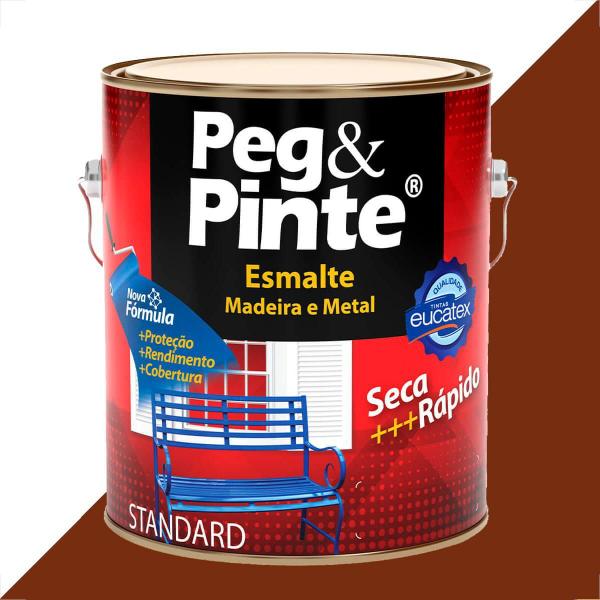 Imagem de Tinta esmalte sintetico eucatex 3600ml tabaco brilhante peg pinte