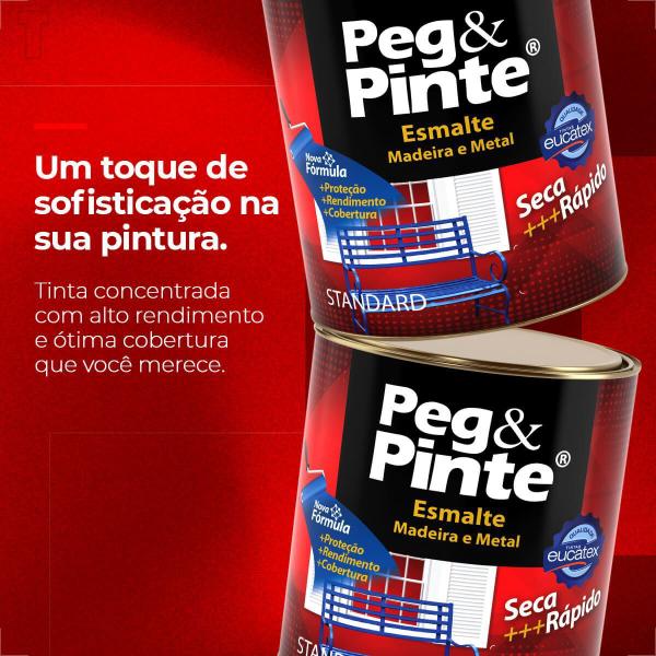 Imagem de Tinta esmalte sintetico eucatex 900ml marfim brilhante peg pinte