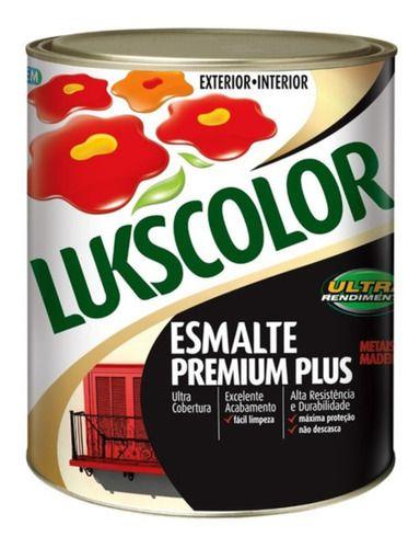 Imagem de Tinta Esmalte Sintetico Fosco 900ml Lukscolor Cores