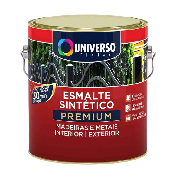 Imagem de Tinta Esmalte Sintético Premium Platina Universo Madeira E Metal 3,6 L