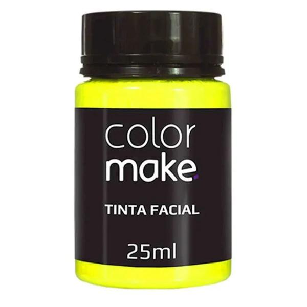 Imagem de Tinta Facial Líquida Amarelo Neon - 25ml