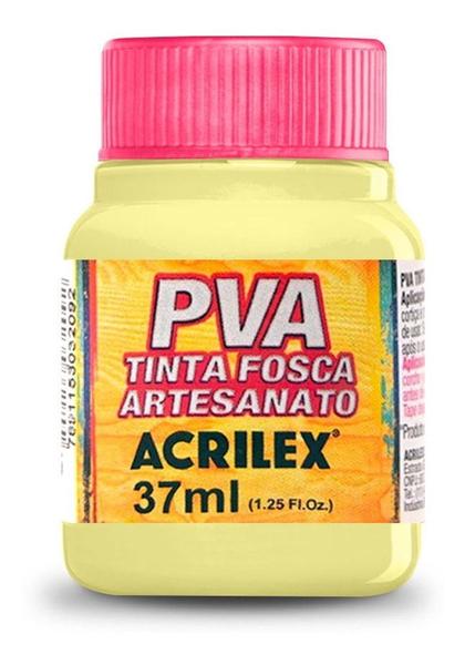 Imagem de Tinta Fosca PVA AMARELO BEBE 808 - 37ml - Acrilex